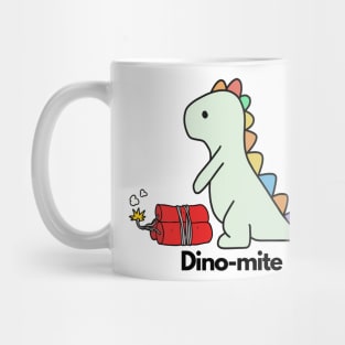 Humor | Dinos | Dinosaurs | Dino-mite | Gift for Dino Fans Mug